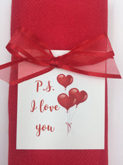 Valentine's Day Gift Tag Pashmina