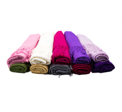 PASHMINA, SHAWL, SCARF PINK SOLID COLOR