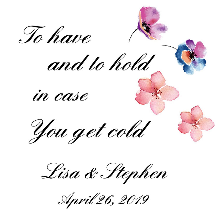 Custom Pink Blossom Tag