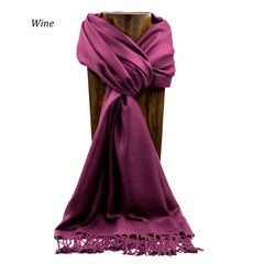Set of 6 Wedding Pashminas. Choose your favorite Tag and Color