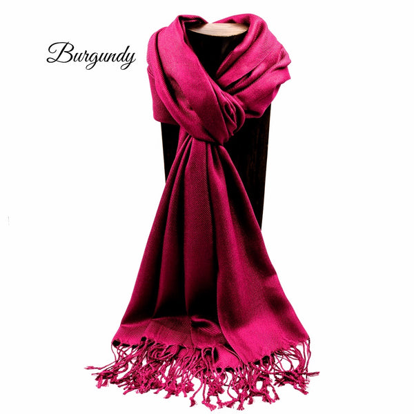 Set of 6 Wedding Pashminas. Choose your favorite Tag and Color