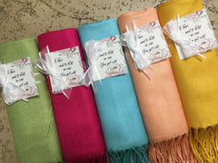 Pashmina Set Of 5 Multicolor