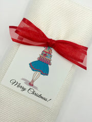 "Merry Christmas" Gift Tag with any Color Pashmina