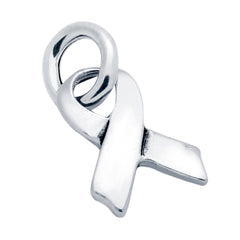 ZDC1411  SMALL 9MM PLAIN AWARENESS RIBBON CHARM