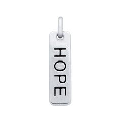 ZDC1427  "HOPE" TAG CHARM