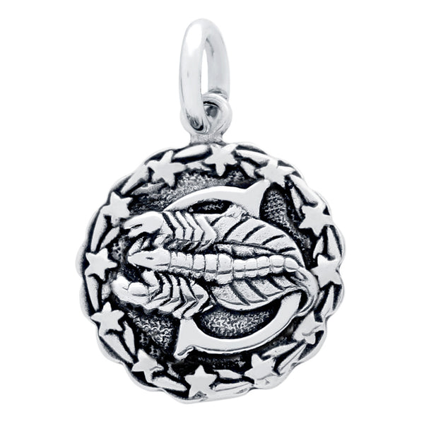 ZDC1218-SCO  SCORPIO ZODIAC CHARM
