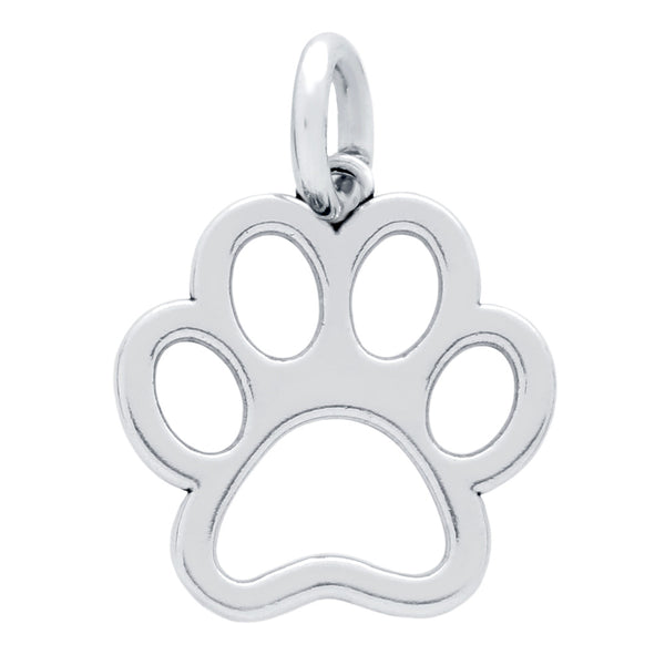 ZDC1275  PAW PRINT OUTLINE CHARM