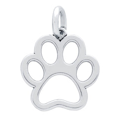 ZDC1275  PAW PRINT OUTLINE CHARM
