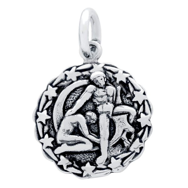 ZDC1218-GEM  GEMINI ZODIAC CHARM