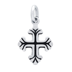 ZDC1386  12MM MALTESE CROSS CHARM