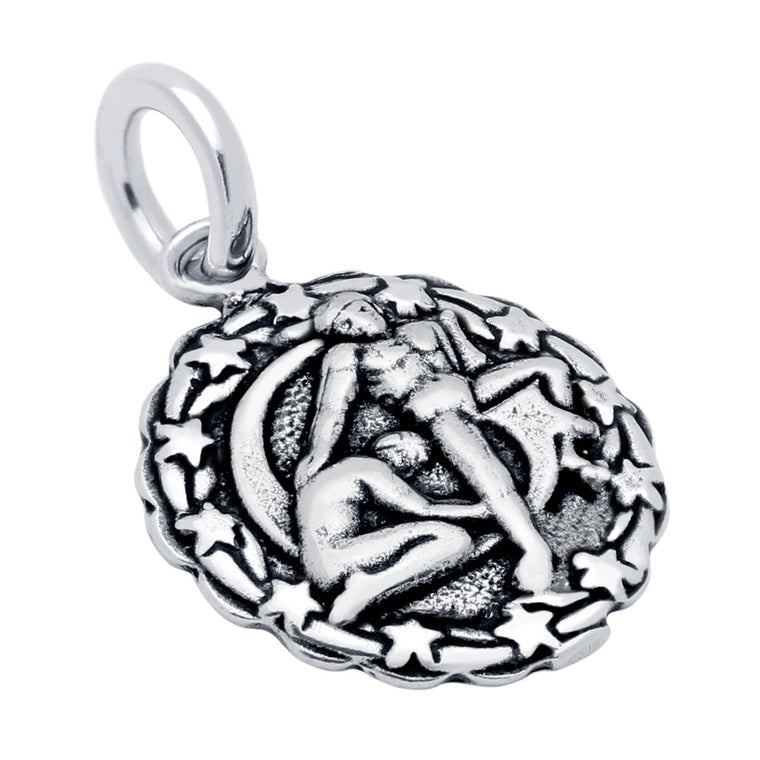 ZDC1218-GEM  GEMINI ZODIAC CHARM