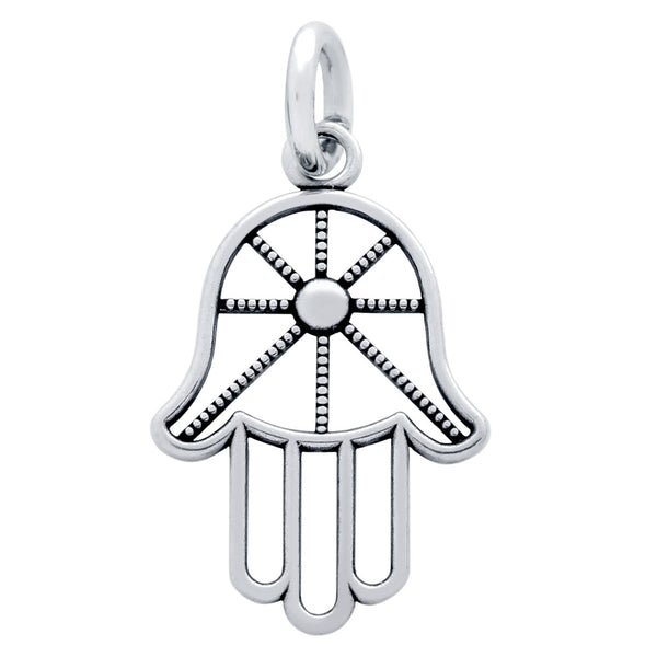 ZDC1232  HAMSA HAND OUTLINE CHARM